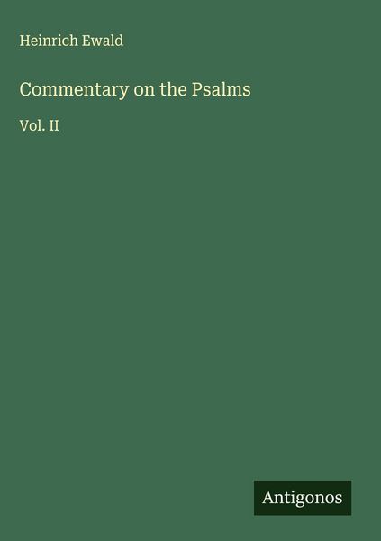 Produktbild: Commentary on the Psalms