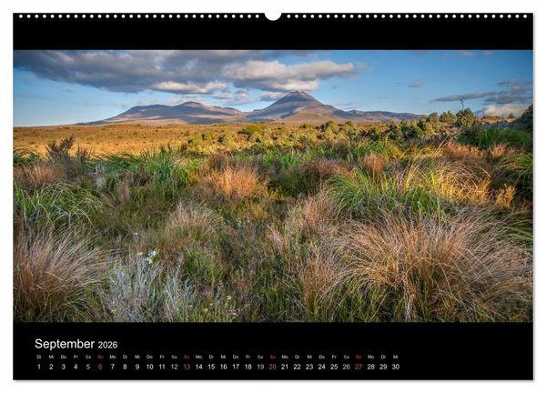 Produktbild: Neuseelands Landschaften (Wandkalender 2026 DIN A2 quer), CALVENDO Monatskalender