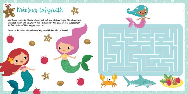 Produktbild: Mein Meerjungrauen-Adventskalender zum Mitmachen