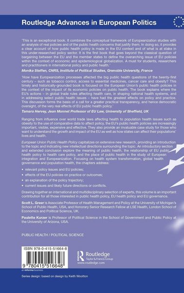 Produktbild: European Union Public Health Policy