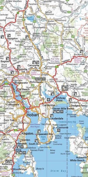 Produktbild: Hallwag Strassenatlas Australien