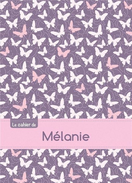 Produktbild: Cahier melanie blanc,96p,a5