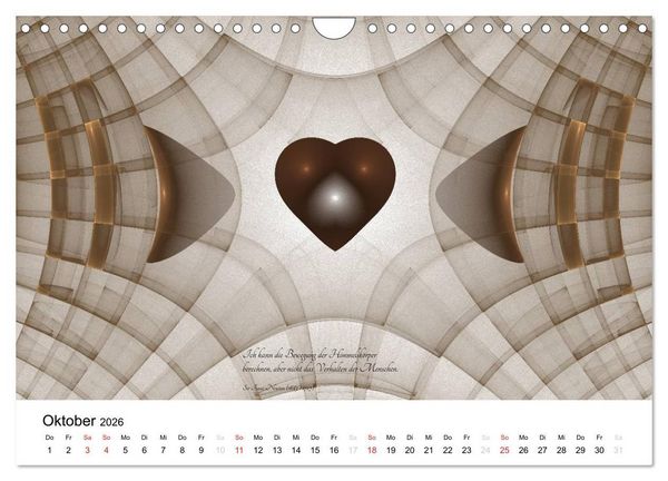 Produktbild: Mathematik - Grafiken und Zitate 2026 (Wandkalender 2026 DIN A4 quer), CALVENDO Monatskalender