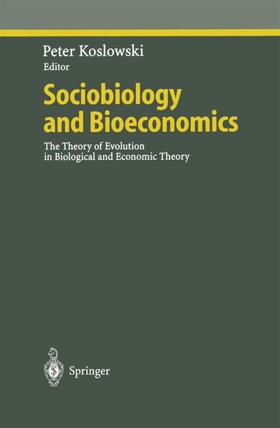 Produktbild: Sociobiology and Bioeconomics