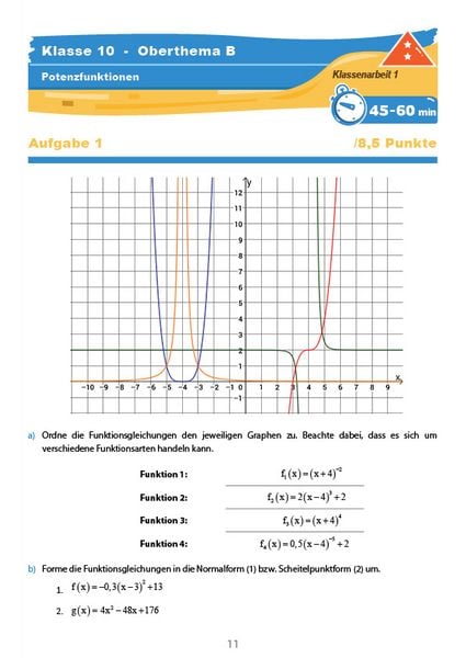 Produktbild: Mathematik Klassenarbeits-Trainer Klasse 10 &ndash; mit Abschlusspr&uuml;fungen &ndash; StrandMathe