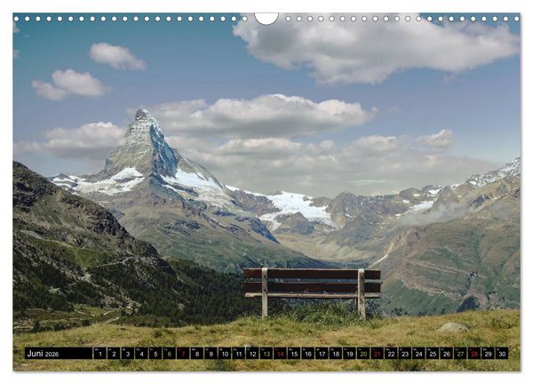 Produktbild: Und ewig lockt das Matterhorn (Wandkalender 2026 DIN A3 quer), CALVENDO Monatskalender
