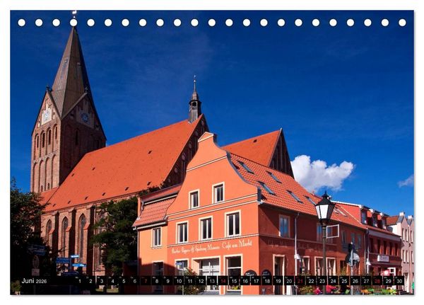 Produktbild: Barth - Idyll zwischen Bodden und Ostsee (Tischkalender 2026 DIN A5 quer), CALVENDO Monatskalender