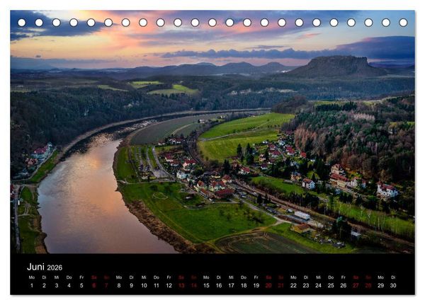 Produktbild: Dresden und Umland (Tischkalender 2026 DIN A5 quer), CALVENDO Monatskalender