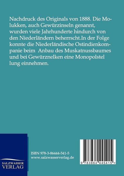 Produktbild: Die Molukken