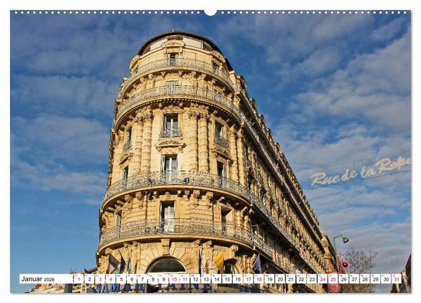 Produktbild: Marseille vom Frankfurter Taxifahrer Petrus Bodenstaff (hochwertiger Premium Wandkalender 2026 DIN A2 quer), Kunstdruck in Hochglanz