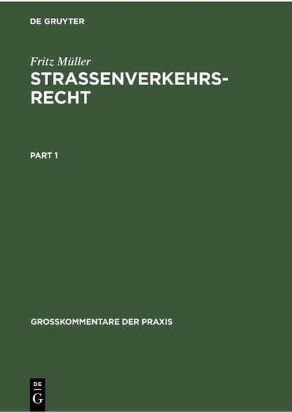 Produktbild: Stra&szlig;enverkehrsrecht