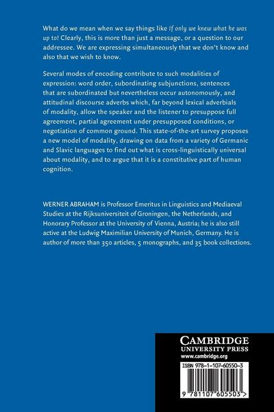 Produktbild: Modality in Syntax, Semantics and Pragmatics