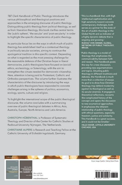 Produktbild: T&T Clark Handbook of Public Theology