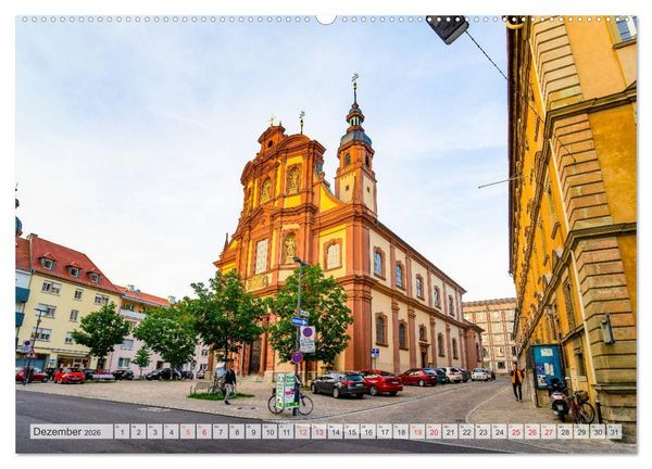 Produktbild: W&uuml;rzburg Impressionen (Wandkalender 2026 DIN A2 quer), CALVENDO Monatskalender