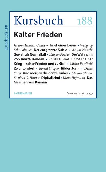 Produktbild: Kursbuch 188
