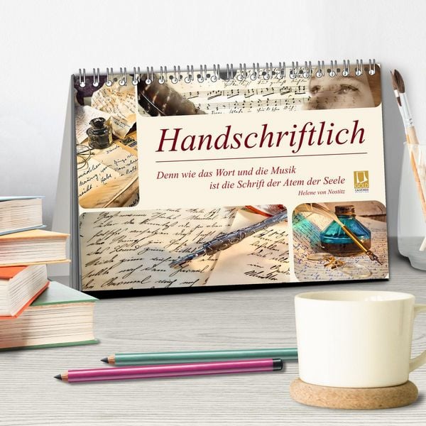 Produktbild: Handschriftlich (Tischkalender 2027 DIN A5 quer), CALVENDO Monatskalender