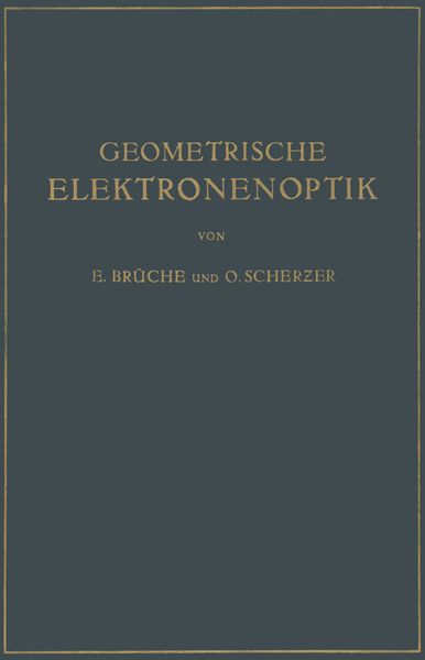 Produktbild: Geometrische Elektronenoptik
