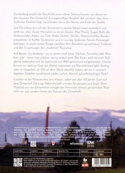 Produktbild: Zauberberg - Eine Familiengeschichte aus S&uuml;dtirol (Doku &uuml;ber den S&uuml;dtiroler Zirmerhof)
