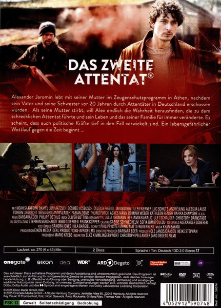 Produktbild: Das zweite Attentat [2 DVDs]