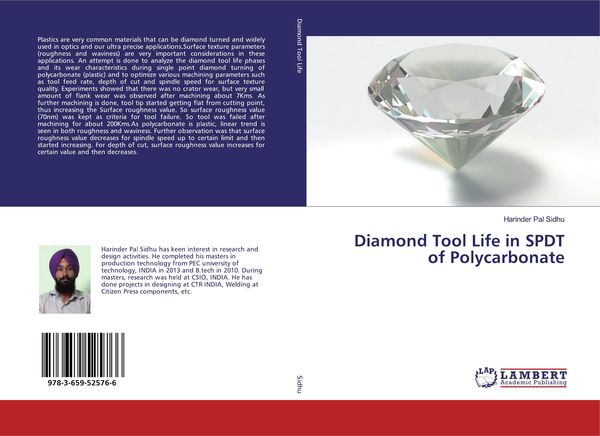 Produktbild: Diamond Tool Life in SPDT of Polycarbonate