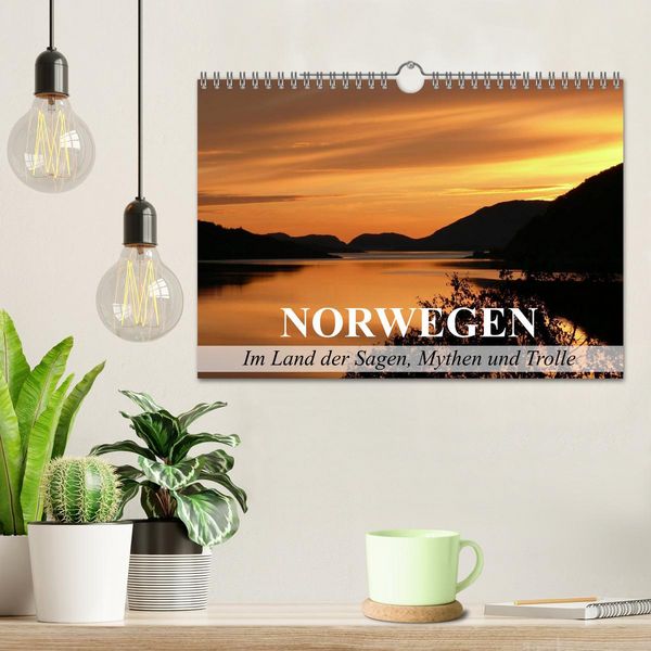 Produktbild: Norwegen - Im Land der Sagen, Mythen und Trolle (Wandkalender 2026 DIN A4 quer), CALVENDO Monatskalender