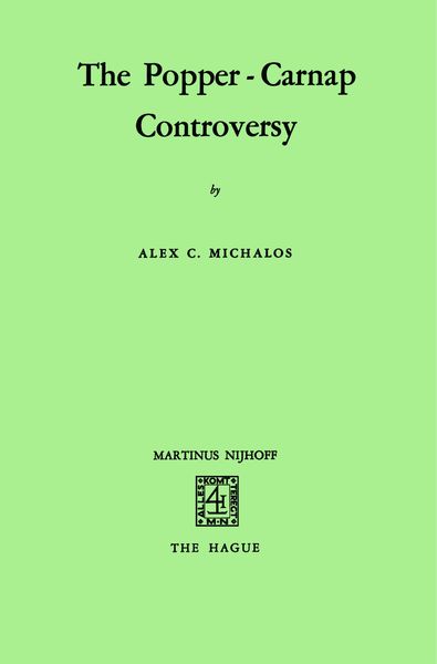 Produktbild: The Popper-Carnap Controversy