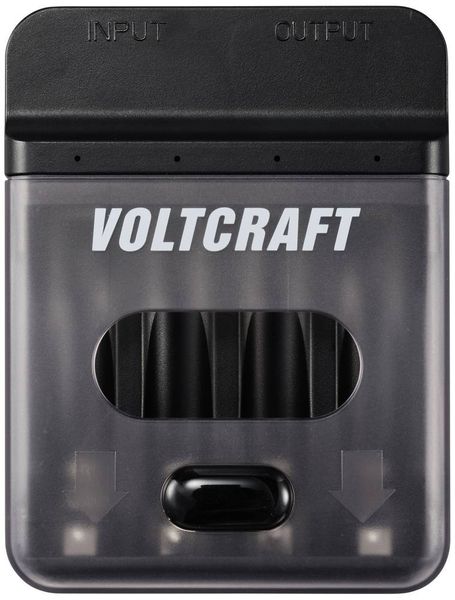 Produktbild: VOLTCRAFT VC-BC4-PB1 2in1 Ladeger&auml;t & Powerbank