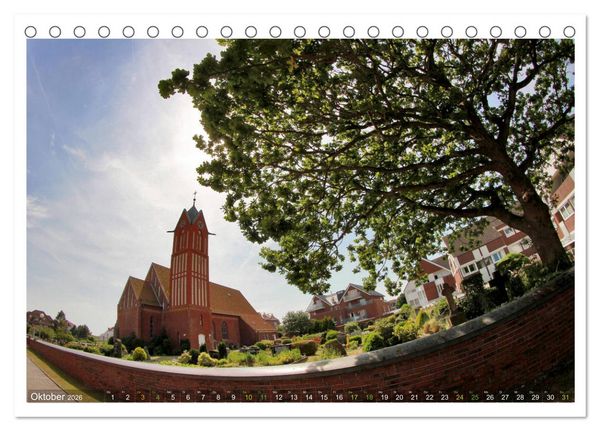 Produktbild: OP LANGEOOG (Tischkalender 2026 DIN A5 quer), CALVENDO Monatskalender