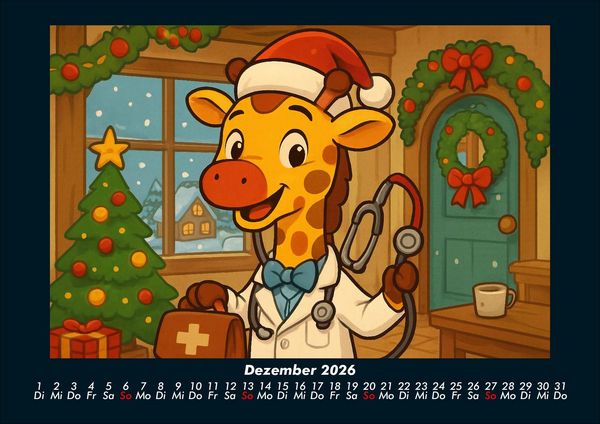 Produktbild: Nala entdeckt ihren Beruf als &Auml;rztin 2026 Fotokalender DIN A4