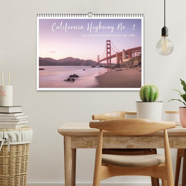 Produktbild: California Highway No. 1 - Die sch&ouml;nste K&uuml;stenstra&szlig;e der USA (Wandkalender 2026 DIN A3 quer), CALVENDO Monatskalender