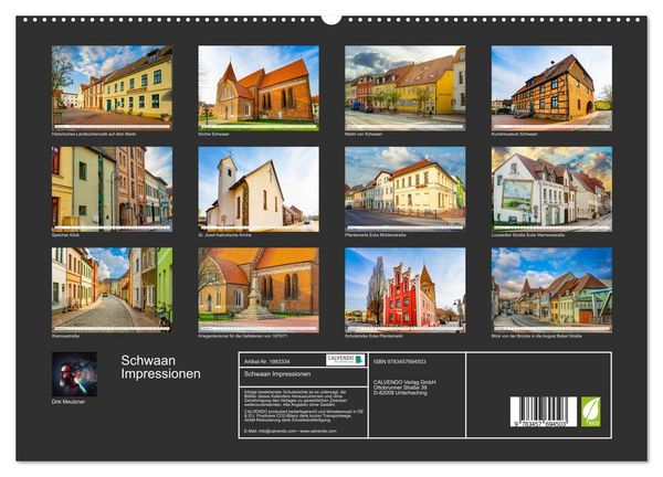 Produktbild: Schwaan Impressionen (hochwertiger Premium Wandkalender 2026 DIN A2 quer), Kunstdruck in Hochglanz