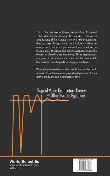 Produktbild: Tropical Value Distribution Theory & Ultra-Discrete Equation