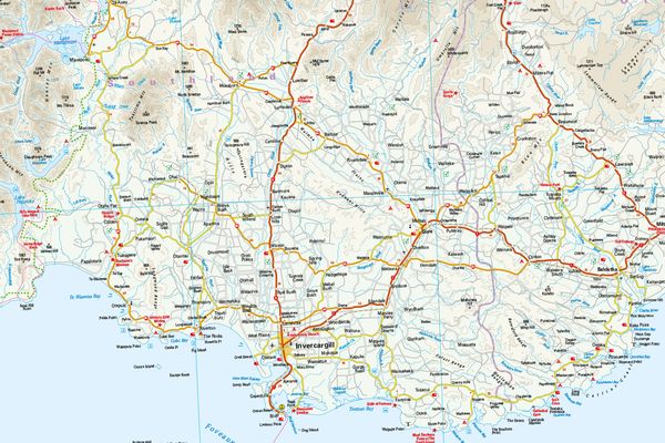 Produktbild: Reise Know-How Landkarte Neuseeland, S&uuml;dinsel (1:550.000)