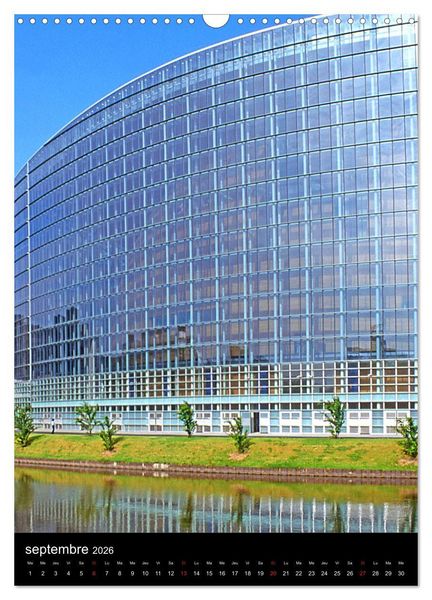 Produktbild: Collection Ville STRASBOURG (Calendrier mural 2026 DIN A3 horizontal), CALVENDO calendrier mensuel