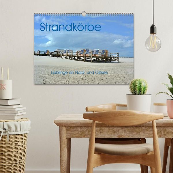 Produktbild: Strandk&ouml;rbe - Lieblinge an Nord- und Ostsee (Wandkalender 2027 DIN A3 quer), CALVENDO Monatskalender