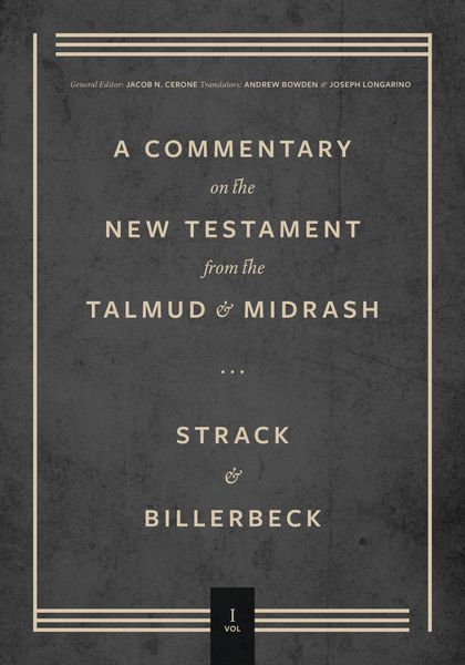 Produktbild: Commentary on the New Testament from the Talmud and Midrash