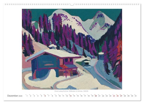 Produktbild: Klassische Moderne 2026 - Mit Kunst durchs Jahr (Wandkalender 2026 DIN A2 quer), CALVENDO Monatskalender