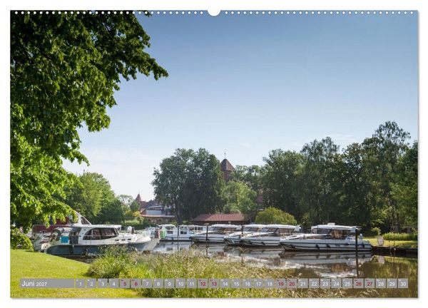 Produktbild: Hausbooturlaub Deutschland - Mecklenburgische Seenplatte (Wandkalender 2027 DIN A2 quer), CALVENDO Monatskalender