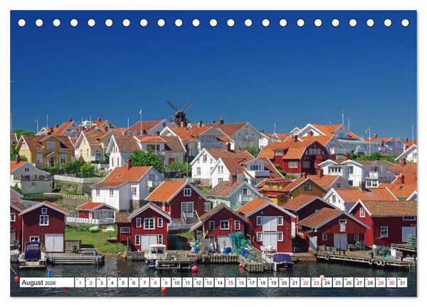 Produktbild: Skandinavische Impressionen - Oasen der Ruhe (Tischkalender 2026 DIN A5 quer), CALVENDO Monatskalender