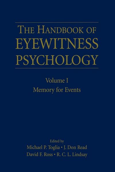 Produktbild: The Handbook of Eyewitness Psychology: Volume I