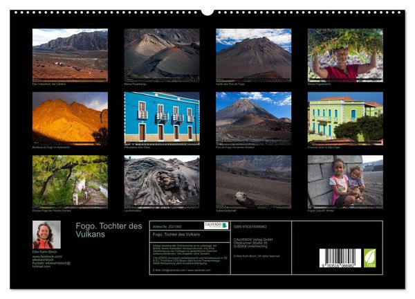 Produktbild: Fogo. Tochter des Vulkans (hochwertiger Premium Wandkalender 2026 DIN A2 quer), Kunstdruck in Hochglanz
