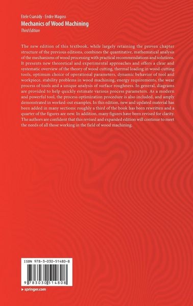 Produktbild: Mechanics of Wood Machining