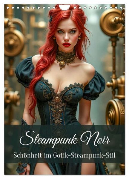 Produktbild: Steampunk Noir (Wandkalender 2026 DIN A4 hoch), CALVENDO Monatskalender