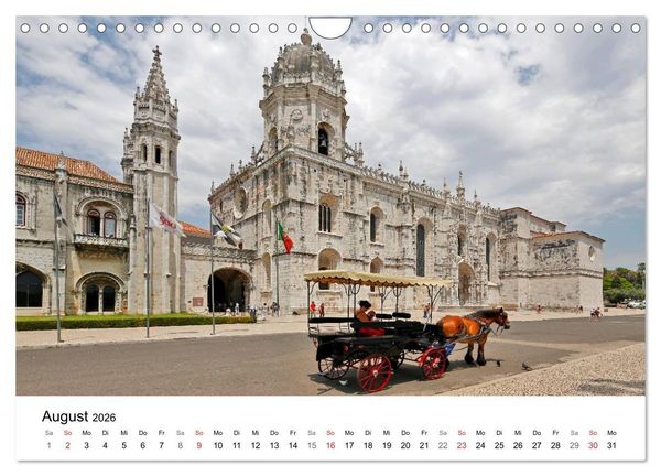 Produktbild: Lissabon Highlights von Petrus Bodenstaff (Wandkalender 2026 DIN A4 quer), CALVENDO Monatskalender