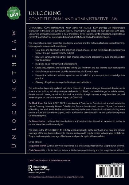 Produktbild: Unlocking Constitutional and Administrative Law