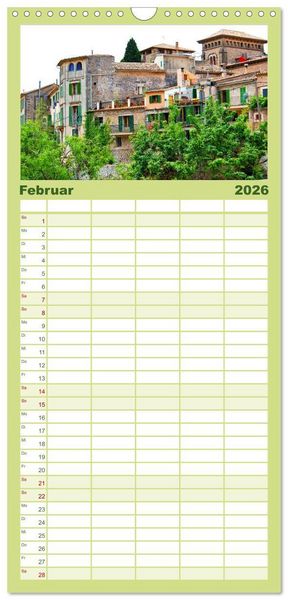 Produktbild: Familienplaner 2026 - MALLORCA zum VERLIEBEN mit 5 Spalten (Wandkalender, 21 x 45 cm) CALVENDO