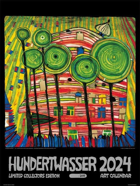Hundertwasser Art 2024 - Kunstkalender | Thalia