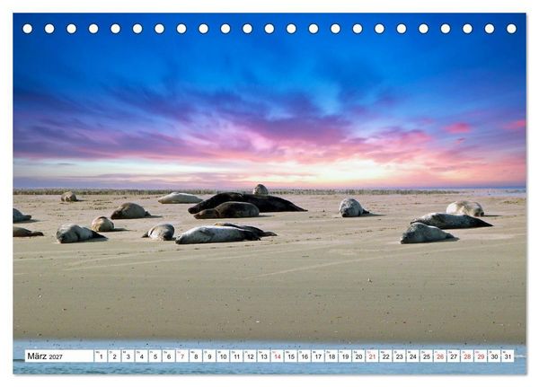 Produktbild: Verliebt in Borkum (Tischkalender 2027 DIN A5 quer), CALVENDO Monatskalender