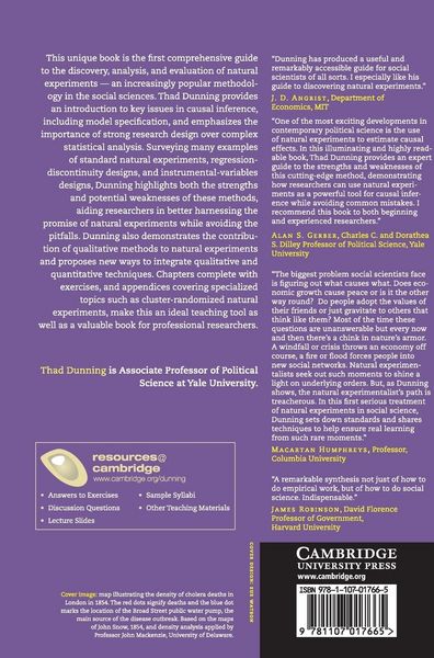 Produktbild: Natural Experiments in the Social Sciences