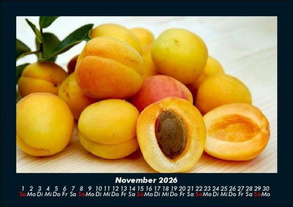 Produktbild: Obstkalender 2026 Fotokalender DIN A5